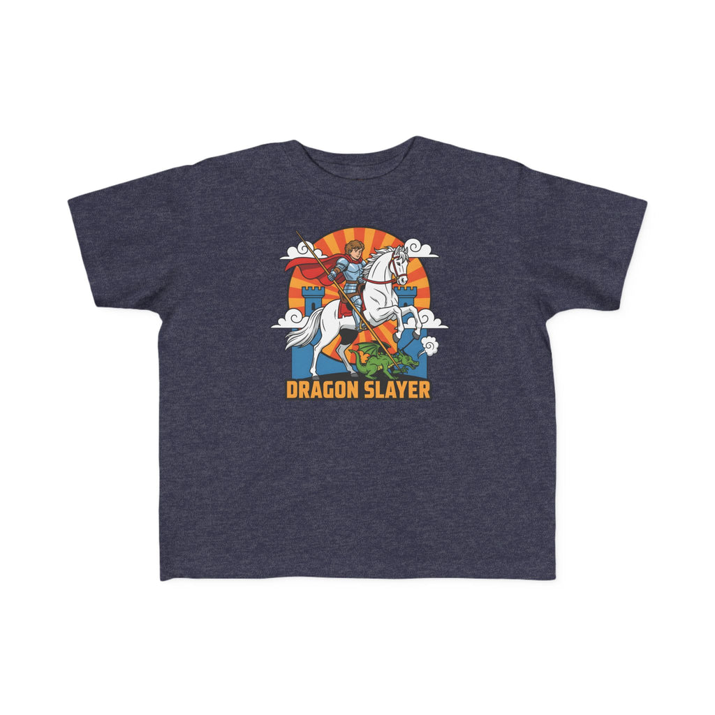 Camiseta infantil de San Jorge Cazador de Dragones | Camiseta de aventura inspirada en la fe para niños