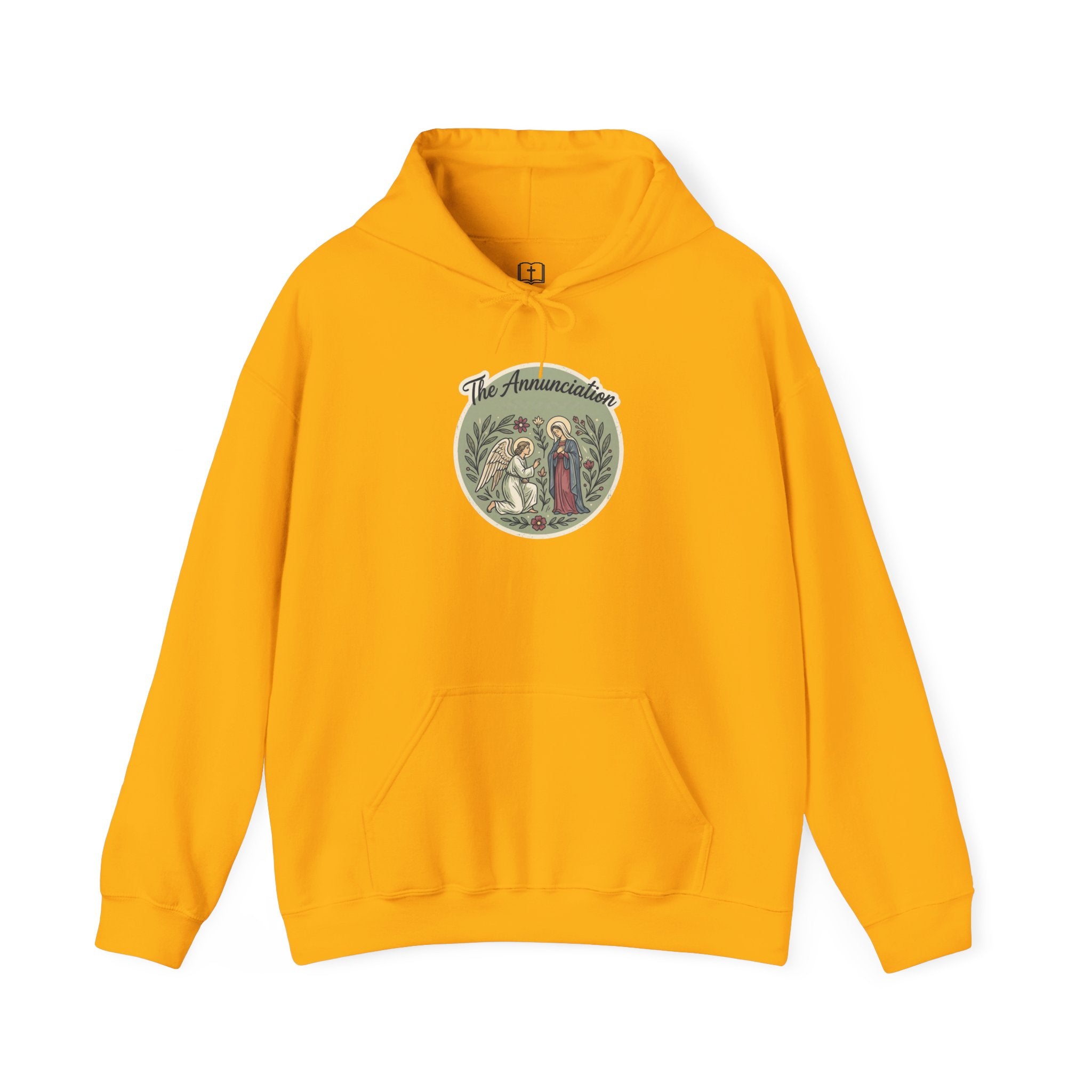 Sudadera católica de la Anunciación - Sudadera vintage con fe mariana