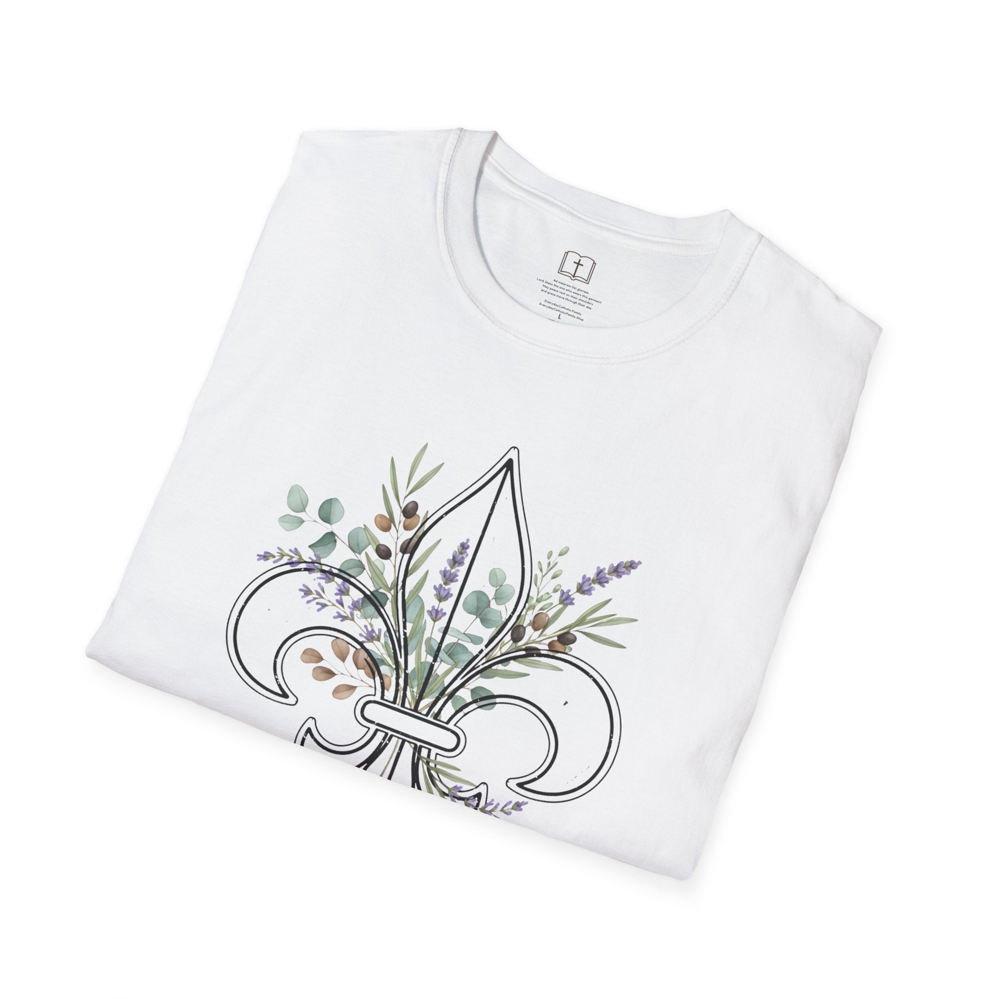 Camiseta floral de flor de lis de Faith &amp; Family Home