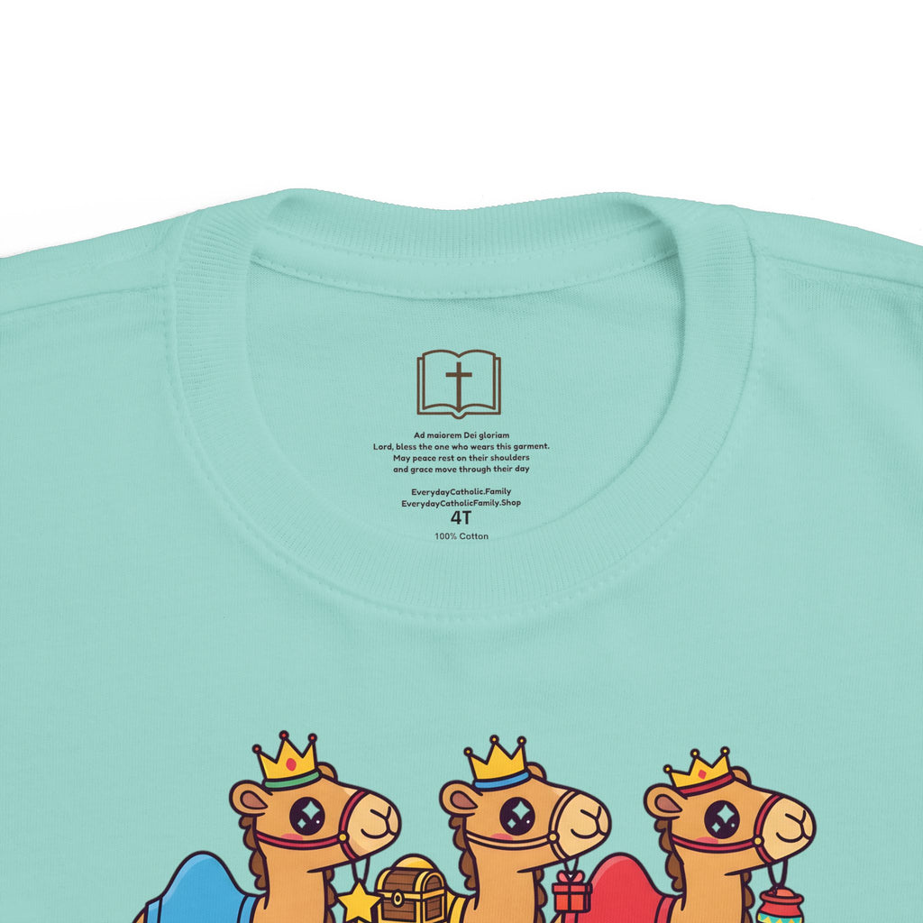 Camellos de los Reyes Magos de Navidad - Camiseta para niños pequeños