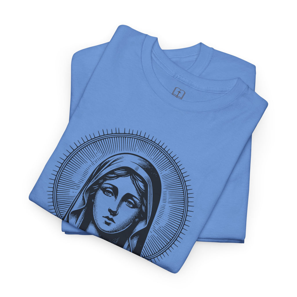 Vintage Inspired Mary Women’s T-Shirt | Catholic Art Tee | Faith-Based Apparel