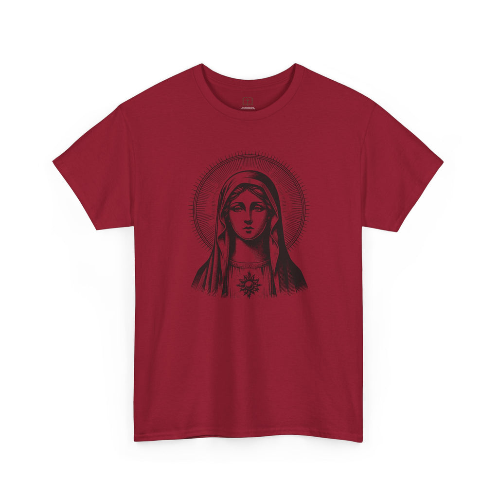 Vintage Inspired Mary Women’s T-Shirt | Catholic Art Tee | Faith-Based Apparel