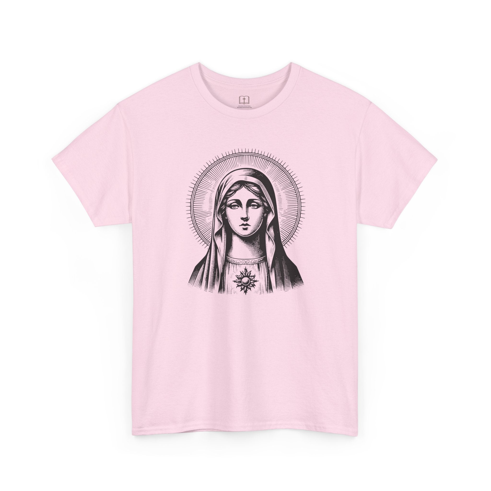 Camiseta de María de inspiración vintage para mujer | Camiseta de arte católico | Ropa religiosa