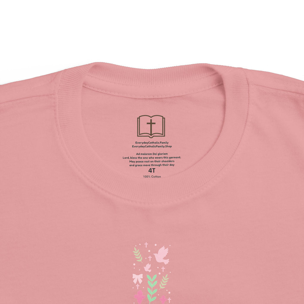 Camiseta floral cruzada para niños pequeños: linda y cómoda