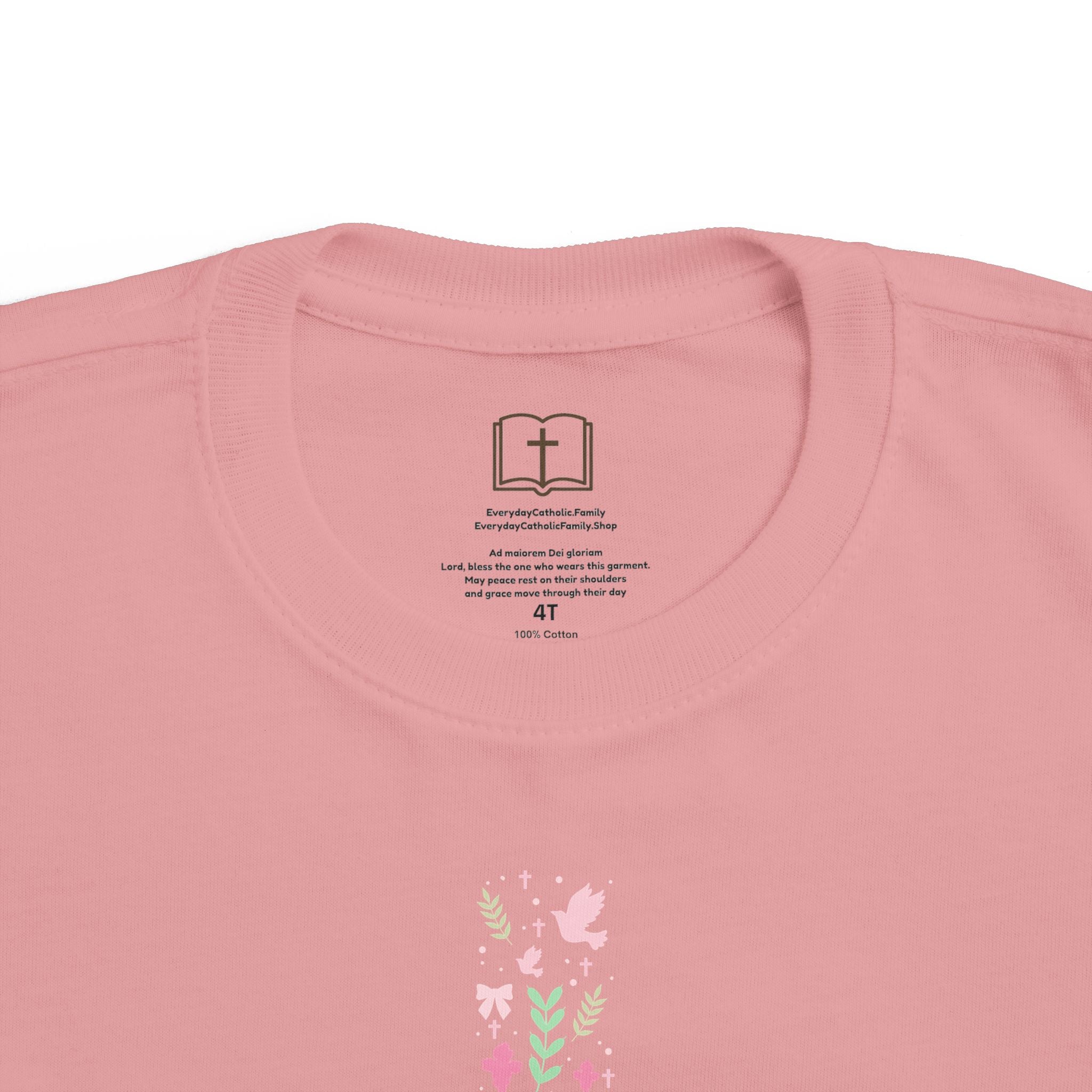 Camiseta floral cruzada para niños pequeños: linda y cómoda