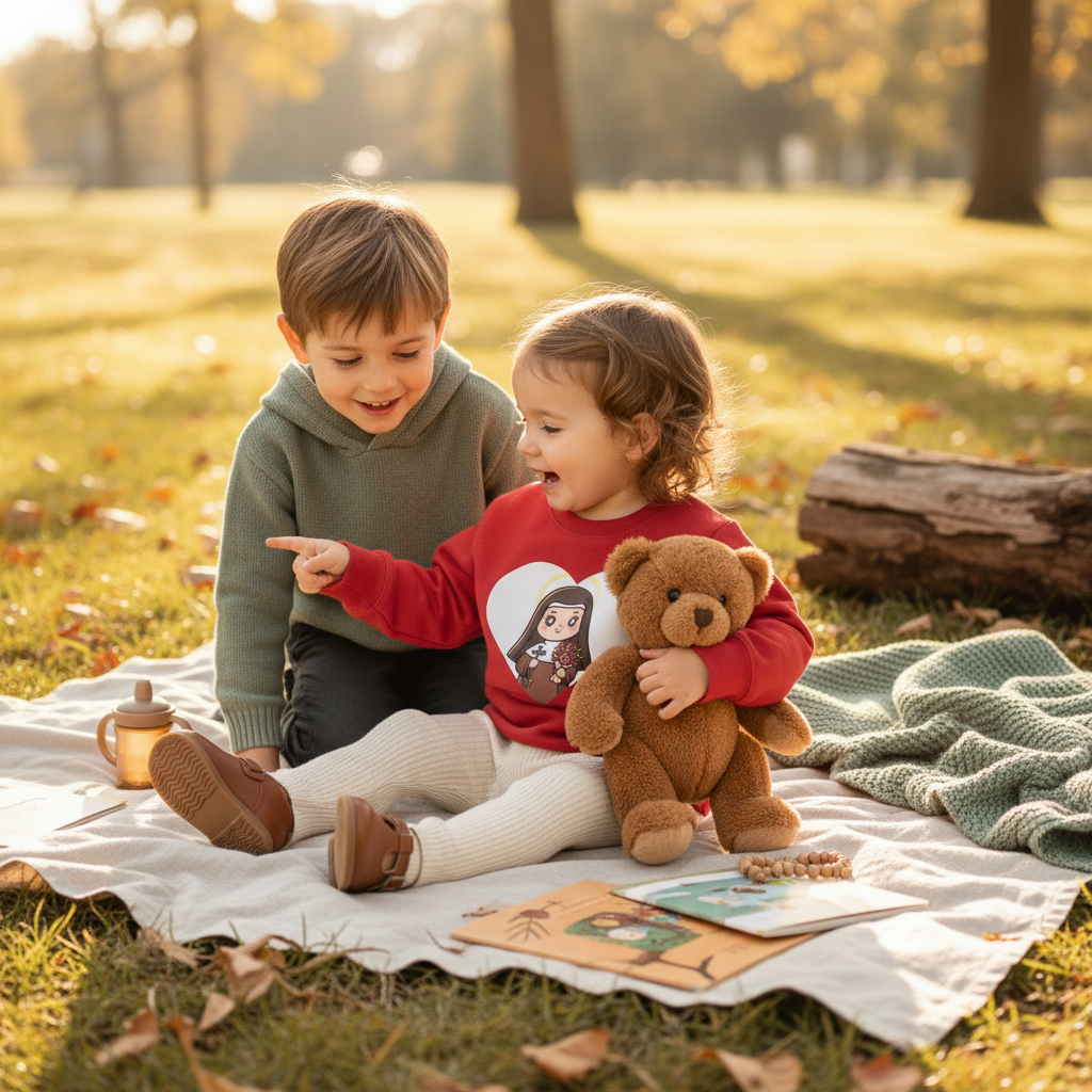 Sudadera para niños pequeños de Santa Teresita la Pequeña Flor 