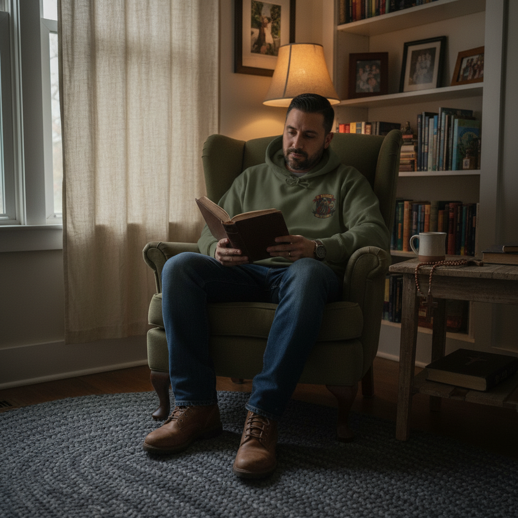 St. Benedict Ora et Labora Catholic Hoodie - Everyday Faith Apparel