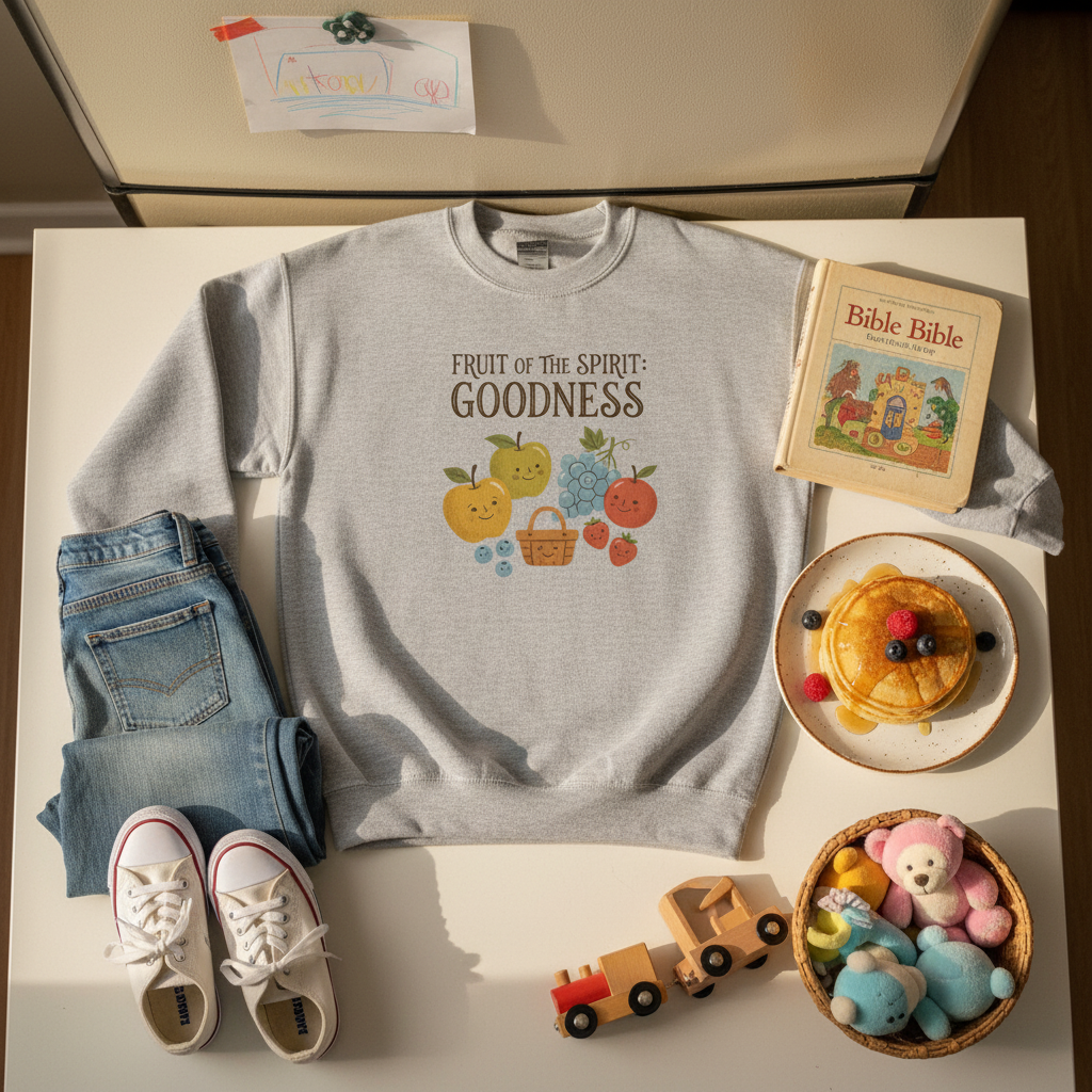 Fruit of the Spirit: Goodness | Kids Christian Sweatshirt