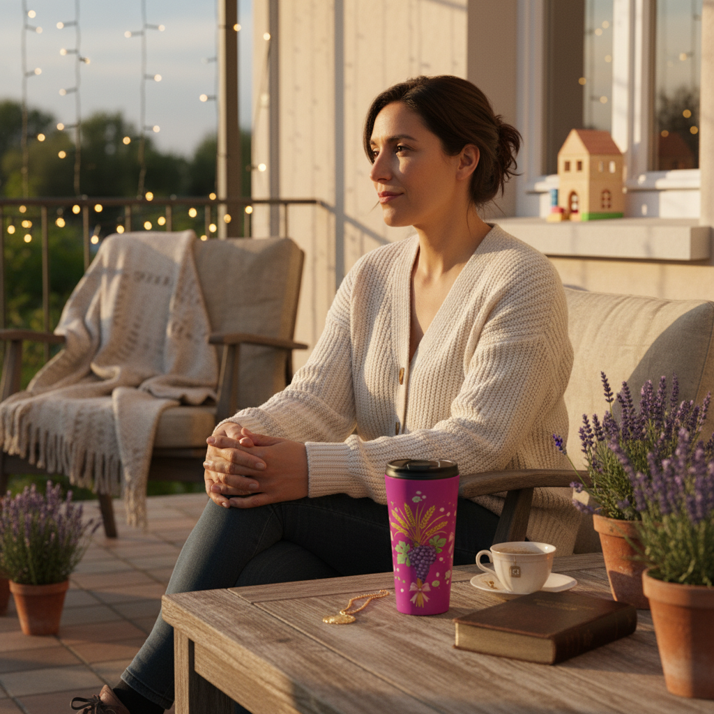 Abundant Harvest Travel Mug | Faith Inspired Stainless Steel Tumbler