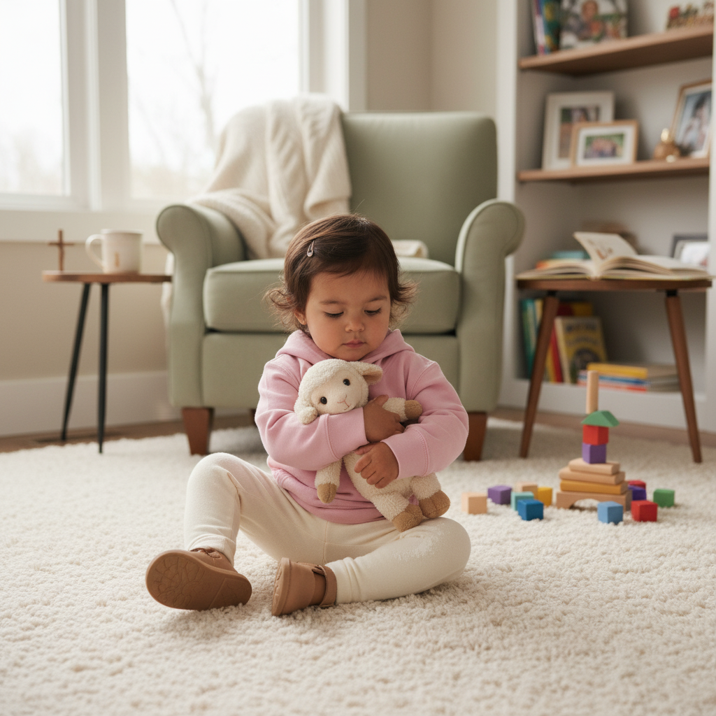 Sudadera con capucha de ángel de la guarda para niños pequeños: "Mi ángel de la guarda, mi querido ángel de la guarda". 