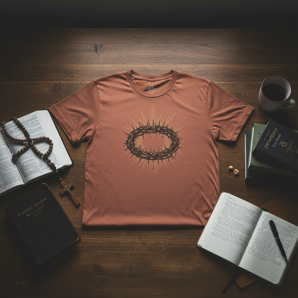 Sacred Passion Crown of Thorns Men's T-Shirt