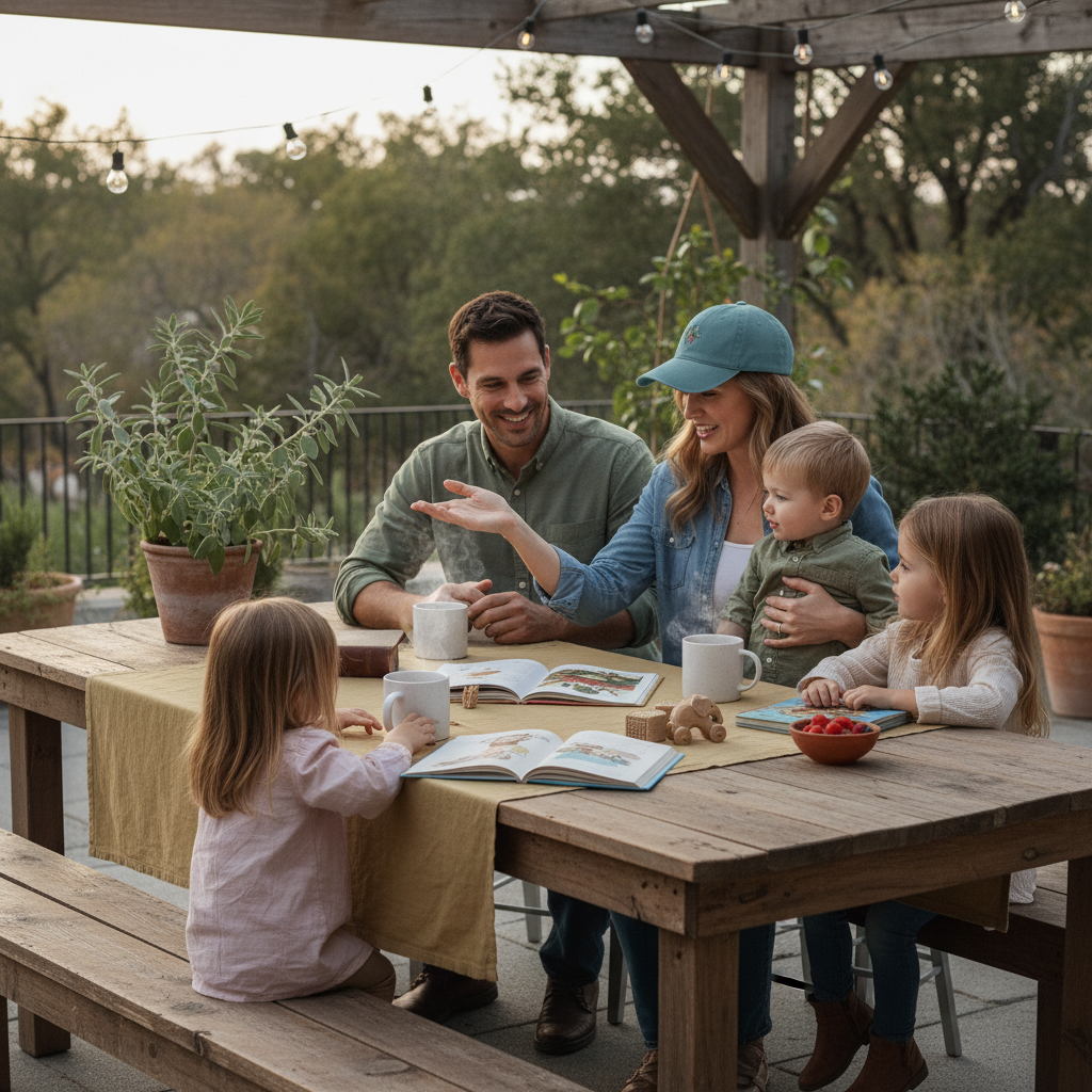 Gorra vaquera con cruz y uvas bordadas: gorra de béisbol inspirada en la fe