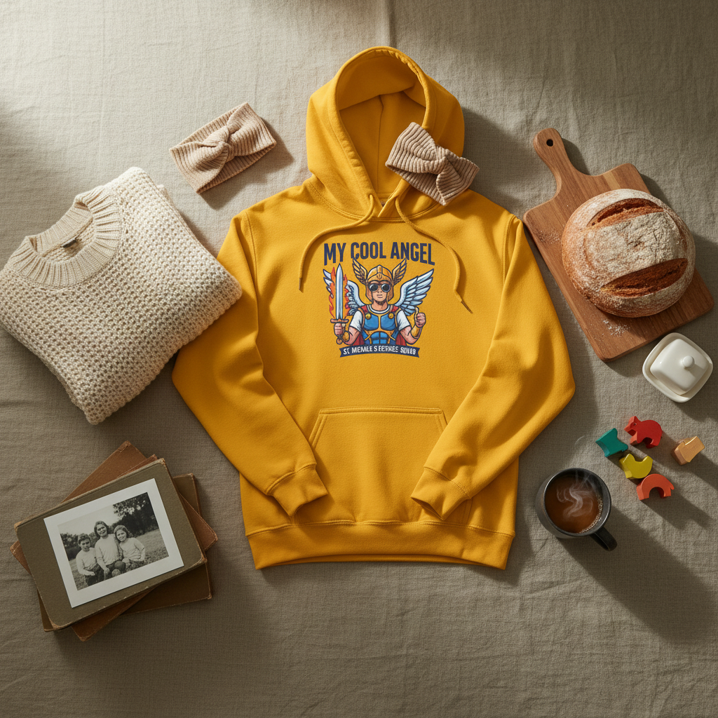 Sudadera juvenil My Cool Angel San Miguel - Ropa católica para niños