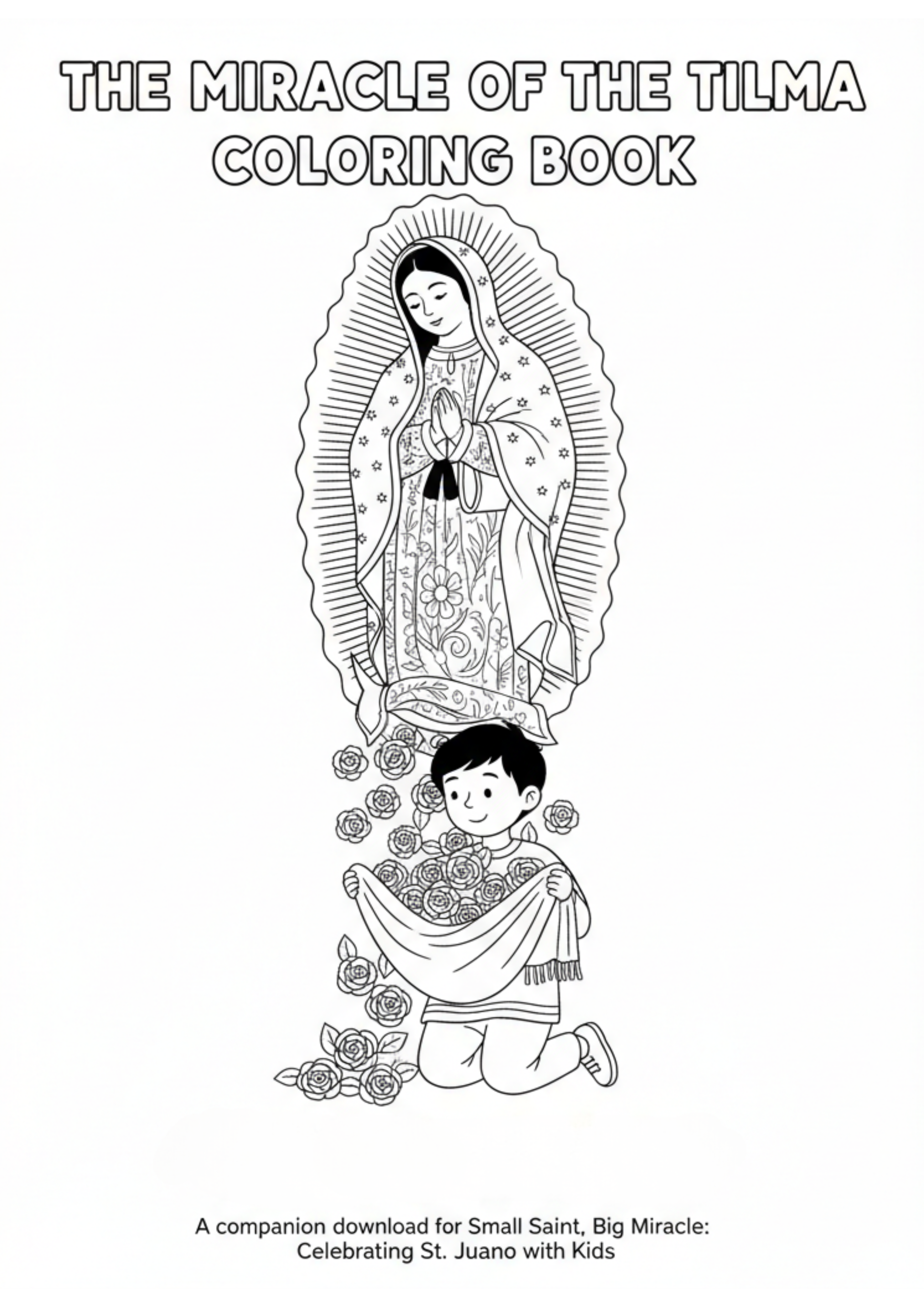 St. Juan Diego Coloring page